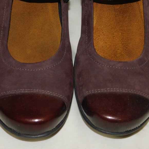 Naot Mary Jane Style Leather Heels Hook & Loop Closure Size 9 - Picture 3 of 11